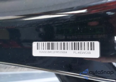 2015 Chevrolet Tahoe Lt from USA, damaged, VIN 1GNSCBKC2FR535684